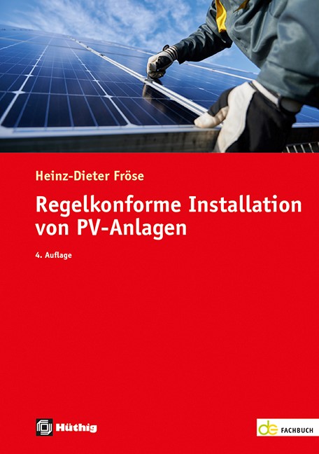 Buchcover "Regelkonforme Installation von PV-Anlagen"
